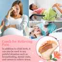 4 x Birth Comb for Labor Pain, Natural Wooden Labor Combs for Women Pregnancy, pregnancy hospital bag essentialsDelivery Essentials, Baby Comb  Shower Comb for New Mom Gifts