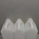 3 Pcs 1 Gallon Plastic Jug with Lids Square Empty Storage Containers Hdpe Carboy Plastic Jar Containers for Milk Water Beverage Oil Liquids (Translucent Color)