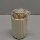 Ceramic Foaming Soap Dispenser, 12 oz Bathroom Foam Hand Soap Dispenser, Refillable Lotion Soap Dispenser with Removable Pump for Kitchen Hand Wash Dispenser, Modern Home Decor (Speckled Beige) (Beige Gold-1pack)