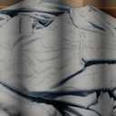 CozyLux King Size Comforter Set Light Blue Seersucker 7 Pieces Bed in a Bag King Comforter Set with Sheets, Luxury Bedding Set with Down Alternative Comforter, Sheets, Pillowcases & Shams All Seasons