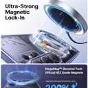 TORRAS Strong Magnetic & Seamless Stand for Samsung Galaxy S26 Ultra Case for MagSafe, Mil-Grade Drop Protection, Adjustable Kickstand for Samsung Galaxy S26 Ultra Case, Anti-Yellowing Diamond Clear