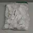 Homemory 72-Pack Novelty Flickering Flameless Tea Lights, 200+Hours Battery Operated, Fake Electric LED Votive Candles for Small Wedding Table Centerpieces, Proposals, Anniversaries (Warm White Glow, White Base)