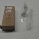 Yinkin 24 Pcs 2 oz Plastic Martini Glasses Disposable Clear Cocktail Dessert Parfait Glasses Unbreakable Mini Martini Cups for Wedding Party Bowl, Ice Cream (Stem)