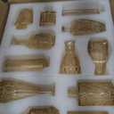 Glass Bud Vase Set of 24, Small Amber Flower Vases for Centerpieces in Bulk, Mini Vintage Vase for Wedding Decor, and Home Table Dcor