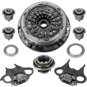 6DCT250 DPS6 Auto Transmission Clutch Kit with Clutch Release Fork & Bearing Compatible with Ford Focus Fiesta 2011-2019 B-Max 2012-2019 Ecosport 2013-2019 Replace# 602000800 Clutch Fork Kit