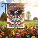 13 x USA 250 Years Garden Flag 17762026 Patriotic American Eagle Yard Flag, Independence Day Outdoor Decor, 4th of July Lawn Flag, USA Freedom Celebration Banner