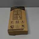 Magnetic Screen Door, Heavy Duty Door Screen Magnetic Closure Keep Bugs Out,Pet & Kid FriendlyHands Free Door Screen Fit Door Size 36 x 96 Inches Black