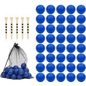 40 Pack Foam Golf Practice Balls - Realistic Feel and Limited Flight Training Balls for Indoor or Outdoor