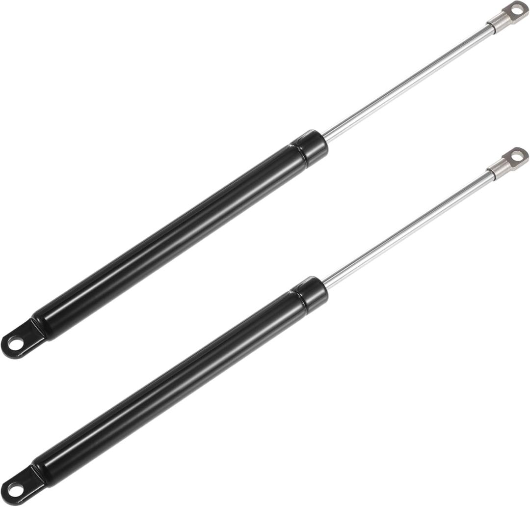 X AUTOHAUX 2 Pcs 12 Inch 35Ib/156N Black Lift Supports Struts Shocks Gas Spring Universal for RV Car Truck Boat Window Cabinet Door Cover Lids