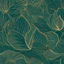 Gold Leaves Peel and Stick Wallpaper - 17.71in X 236.2in Self-Adhesive, Removable, Waterproof Vinyl for Bedroom, Living Room, Cabinets