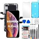 Fixerman for iPhone Xs Max Screen Replacement 6.5 inch, 3D Touch LCD Screen Display Digitizer Assembly with Complete Repair Tools,(Model A1921, A2101, A2102, A2103, A2104)