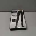 RubyRunk Fleece Lined Tights for Women, Warm Pantyhose leggings Women, Thermal Opaque Tights for Winter (Black)