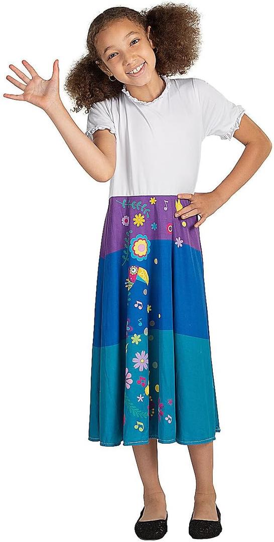 Fun Express Enchanted Sister Girl's Dress Costume (8-10)