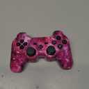 Kujian Controller for PS3, Wireless Controller for Playstation 3 6-axis Dual Vibration Gaming Controller with Charging Cord (Galaxy)