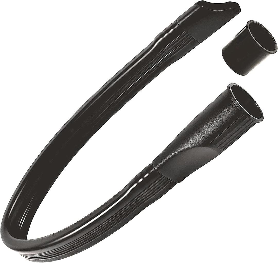 25" Long Flexible Crevice Tool Vacuum Cleaning Attachment for Vacuum Hoses Accepting 1-1/4"(32mm) or 1-3/8"(35mm) Inner Diameter Attachments