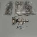 4 Pack Professional Grade Full Overlay Soft Close Cabinet Hinges, 3D Adjustment Cabinet Door Hinges, Concealed Kitchen Cabinet Hinges for Face Frame Cabinets, Clip-On Self Closing Hinge