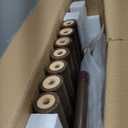 Coat Rack Freestanding Stand Hall Tree with 3 Shelves and 9 Hooks Wood Rotary Coat Tree for Bedroom Entryway and Living Room, Walnut