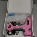 Pink Hot Glue Full Size, 60W/100W Dual Temp Glue , Fast Heating Heavy and Duty Glue with 20PCS Glue Sticks for Arts, Home Repair, Professional DIY & Industrial Use