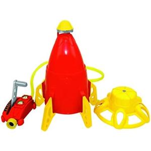 Discovery Toys Hydro Launch Water Rocket Outdoor Sprinkler Toy w/Hand Throttle Control | Kid Powered Learning | STEM Educational Toy Learning & Childhood Development 5 Years and Up | Summer Toy