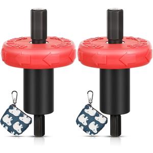 2 Pieces Electric Start Drill Bit Adapter, Engine Speed Starter Drill Bit Adapter with 2 Storage Bag for Trimmer, Garden Cultivator, Leaf Blower, Handheld Equipment