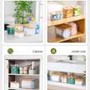 Trash Bag Dispenser Dishwasher Pod Holder - 5 in 1 Plastic Garbage Bag Under Sink Organizer, Acrylic Dryer Sheet Balls Laundry Pods Container with Bamboo Lid, Pantry Organizers and Storage Box