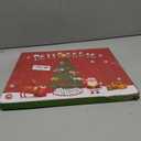 XmasExp Christmas Tree Collar, 24 inch Sequin Tree Skirt Stand Base Cover for Home Decor, Medium Size 4 Piece, White (Small)