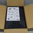 7 code Large Dish Drying Rack for Kitchen Counter, Detachable Large Capacity Dish Drainer Organizer, 2-Tier Dish Racks with Utensil Holder, Black