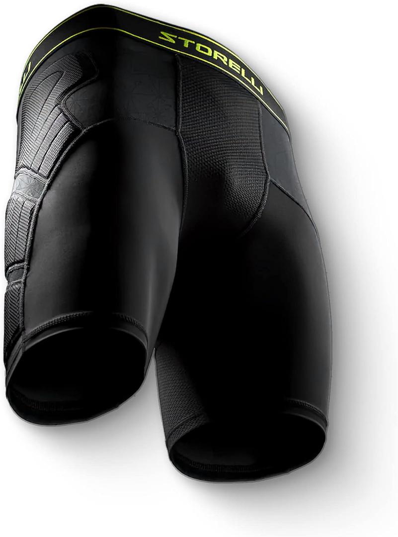 Storelli Unisex BodyShield Impact Sliders, High-Impact Protection, Sweat-Wicking, UV-Resistant Athletic Undershorts