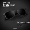 KALIYADI Polarized Sunglasses for Men and Women Matte Finish Sun glasses Color Mirror Lens UV Blocking (3 Pack)