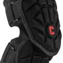 Batter's Forearm Elbow Guards for Baseball and Softball, Elbow Pads for Youth and Adult (Black)
