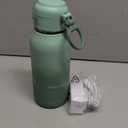 Momcozy Portable Milk Warmer for Travel  Dual Heating Modes for Breast Milk & Water, Portable Bottle Warmer with Fast Heating & Long Battery Life, 17 Ounces Large Capacity to Meet Your All-Day Needs (Gradual Change of Green)