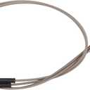 BAIONE 39" 43" 47" 51" Stainless Steel Throttle Cable Wire Kit Idle Cable Compatible with Harley Iron XL 883 1200 Dyna Softail Fat Boy Heritage Road King XL883 XL1200 Throttle Clutch Cable Wire(47")