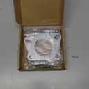 2.35 inch Split Flange Repair Kit, 2 Bolt 2.35"/60mm Exhaust Flange Flat Oval Split Flange Repair Replacement Kit, Pack of 2