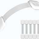 2 x Cabinet Locks (6 Pack) Self Adhesive Drawer Latches for Home Furniture, Fridge & Cabinets, No Drilling Required