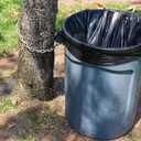 Aluf Plastics Heavy Duty 55 Gallon Trash Bags - (Value 50 Pack) - 1.5 MIL equivalent Industrial Strength Plastic 35" x 55" for 50-55 Gal Cans -Fits Toter, Rubbermaid Brute, Carlislie Bronco etc.