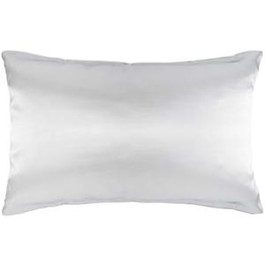Hodeco Nature Silk Pillowcase Double Sides 19 Momme Thick 100% Mulberry Silk Pillow Cover for Skin and Hair Pillow Sham Cover Toddler Size, Silver Grey, 1 Piece