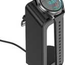 Replacement Connection Charging Dock Compatible with Ticwatch Atlas/Pro 5 Enduro/Pro 5/3 Charger Stand Station Case Friendly with 5 Feet Cable Black