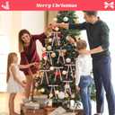 30Pcs Velvet Bows for Christmas Tree - Red Small Christmas Tree Bows, Vintage Ribbon Bows for Garland, Wreath, Fireplace, Door, Gift Wrapping, Holiday Bows Ornaments for Xmas (Pink)