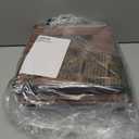 Stero Fabric Storage Cubes, 6 Pack Foldable Storage Bins with Handle, 11 Inch Box for Shelves, Closet, Organizer, Rustic Brown and Black