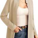 GRACE KARIN Women's 2025 Long Sleeve Open Front Knit Cardigan Notch Collar Sweater Blazer Jacket Fall Winter Clothing
 Size XL