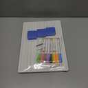 6pack Dry Erase Board 9"x12"with Lines and Blank Surface Learning,Math,Writing Teacher & Homeschool Supplies Mini Whiteboard Erasers Included Colors pens