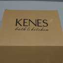 KENES Brushed Nickel Widespread Bathroom Faucet 2 Handle Bathroom Sink Faucet 3 Hole, 8-Inch 3 Pieces Vanity Faucet with Pop Up Drain & Supply Lines, KE-9050-P