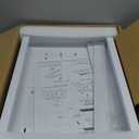 MUSTORN 2 Pack Pull Out Cabinet Organizer, 21.8" Deep Slide Out Drawer for Cabinets Adhesive Pull Out Drawers Heavy Duty Pull Out Shelves for Kitchen, Cupboard, Pantry, Bathroom-White