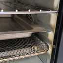 Gourmia Toaster Oven Air Fryer Combo 17 cooking presets 1700W french door digital air fryer oven 24L capacity accessories, convection rack, baking pan tray recipe book GTF7460,Large,Black