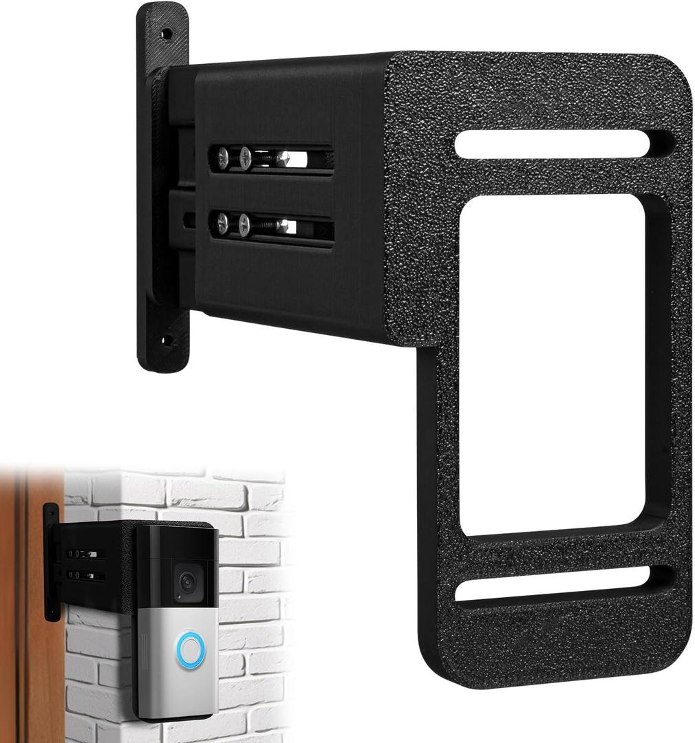 Doorbell Extender for Ring (2nd Gen), Brick Mount Extension, High Quality PETG Material, Extends Doorbell from Wall for Better Visibility and Angle