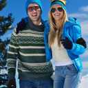 Toulite 36 Pair Adult Winter Gloves Bulk Warm Knitted Magical Gloves Stretchy Solid Color Mittens for Men Women Homeless