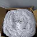 Bedsure Quilts Queen Size - Bright White Bedspread Queen Size & Lightweight Comforter, Modern Coverlet with Clover Pattern, Ultra Soft All-Season Bedding, 90 x 96 Inches | Stitch-Free Quilting, Lightweight, Summer Bedding Set, Machine Washable, Pet-Friendly