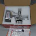 All Metal Grain Mill Attachment For Kitchenaid Stand Mixer, 12 Levels Flour Mill Grinder for Home, Fit for Grinding Wheat, Corn, Oats, Buckwheat,Millet and Other Cereals