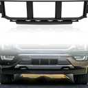 Front Bumper Grille for 2021+ Ford F150, Front Lower Center Bumper Cover Bumper Grille Trim Panel Insert for Ford F-150 2021 2022 2023 Accessories, Replacement ML3Z17B968BB, ML3Z17B968BA