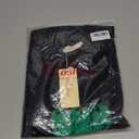 Roshop 4th of July Shirt Women Petal Sleeve American Flag Star Stripes Pattern Patriotic Shirts (Large, Black Green Clover)